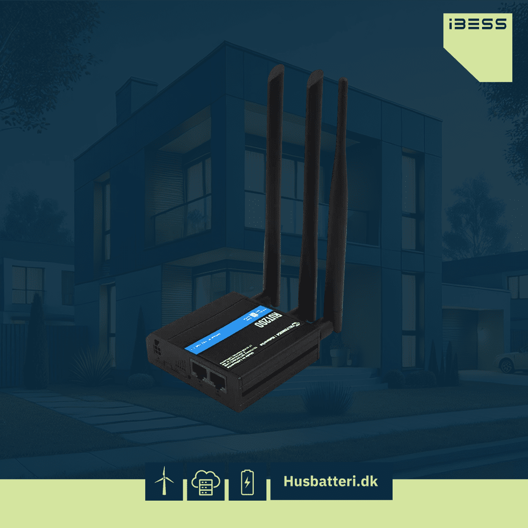 IBESS Router – Trådløs forbindelse til intelligent eltavle og Husbatteri